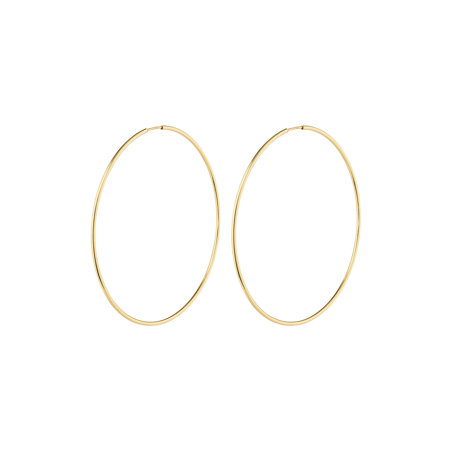 SANNE Hoops X Large, gold plated
