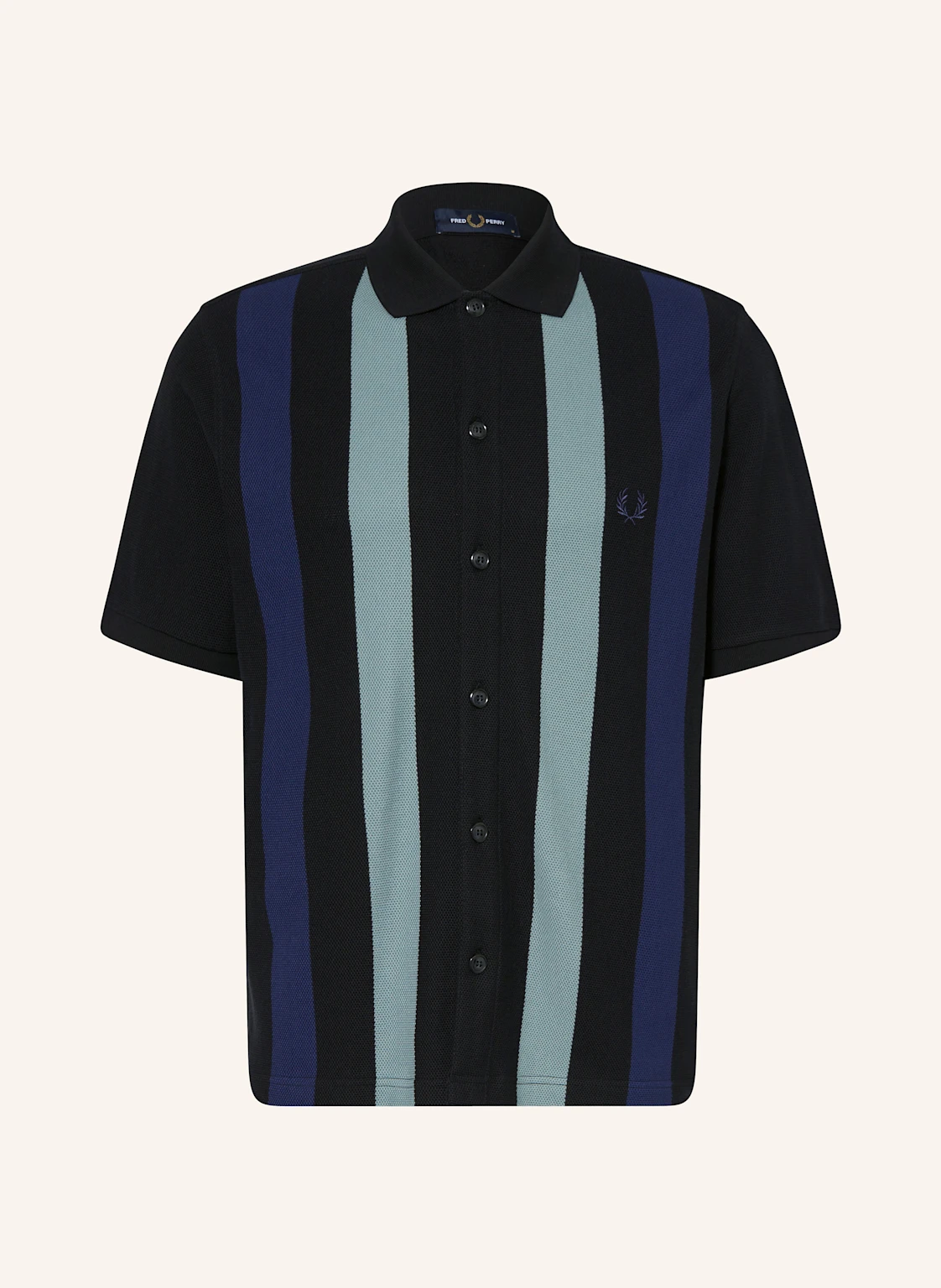 FRED PERRY Kurzarm-Hemd Relaxed Fit