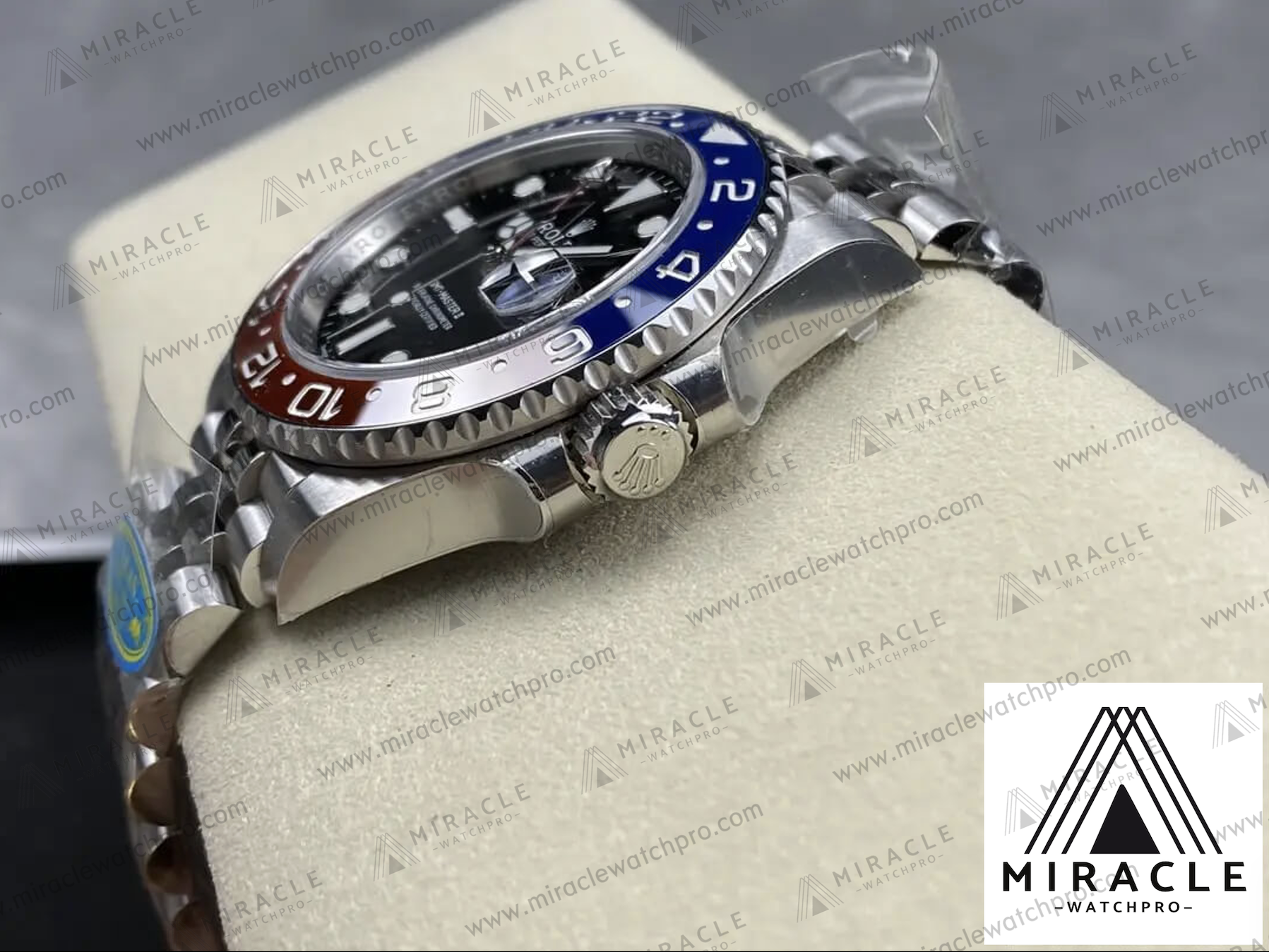 ROLEX-GMT MASTER II-ref.M126710BLRO-0001-Elite Clone-40mm-Replica Watch