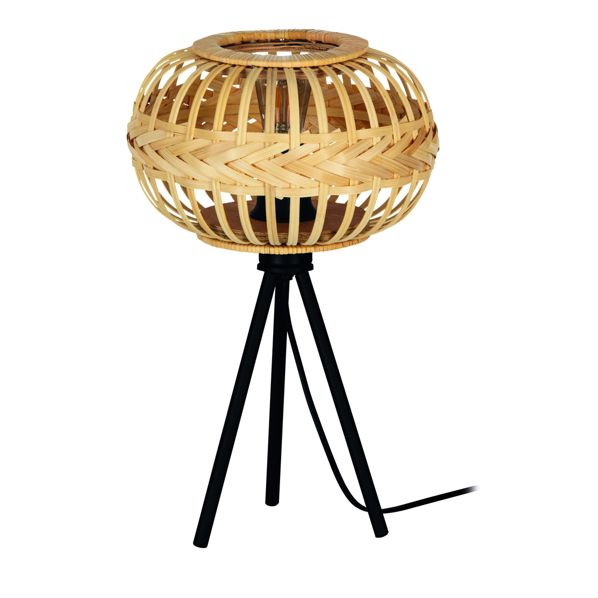 EGLO tafellampen Amsfield 1 - e27 - zwart