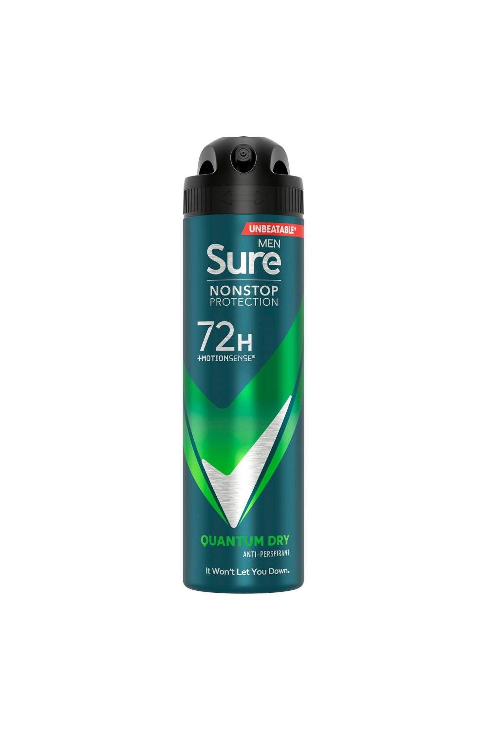 Sure Men 72H Protection 'Anti-Perspirant Deodorant' Quantum Dry, 6x150ml