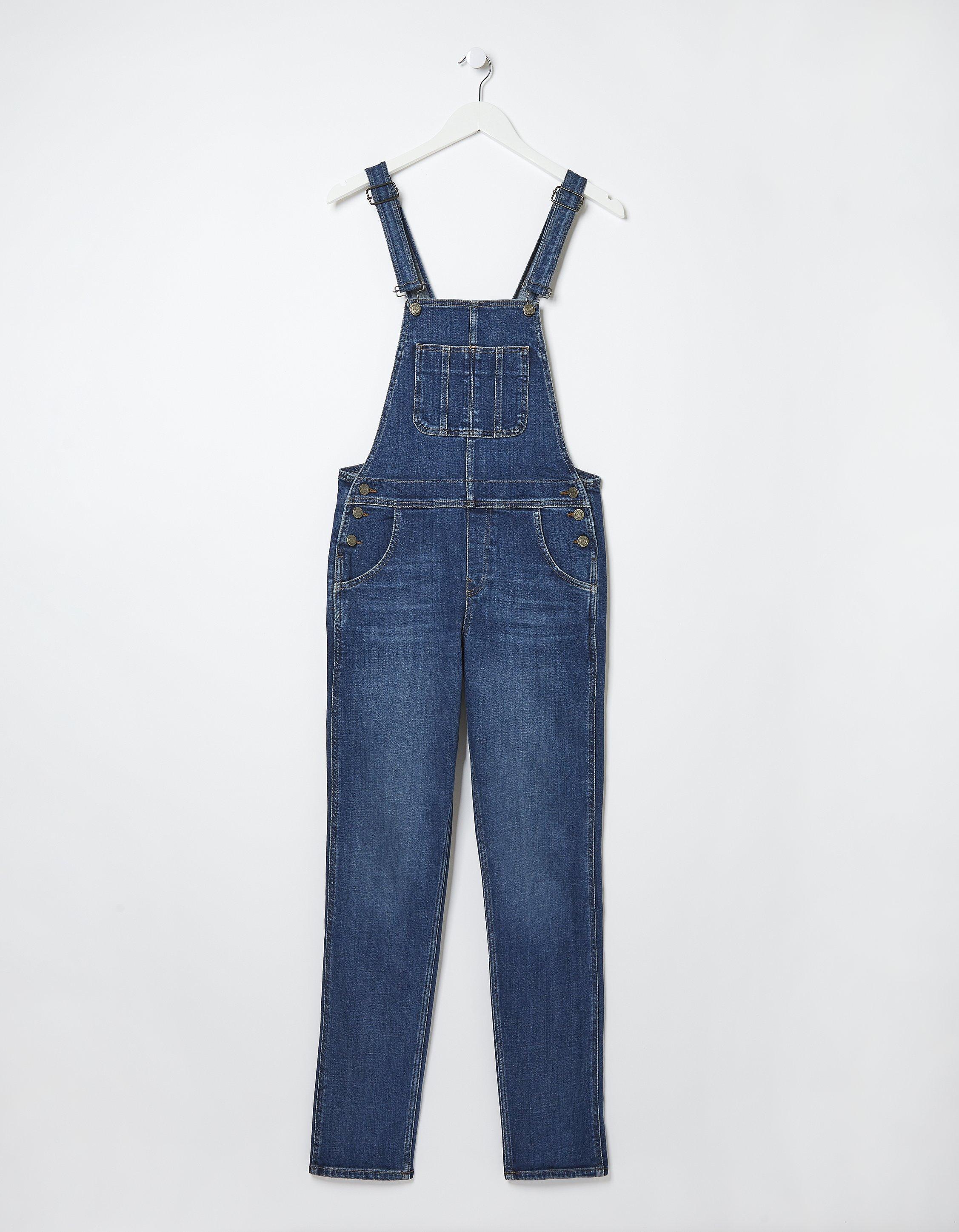 Lewes Slim Leg Denim Dungarees