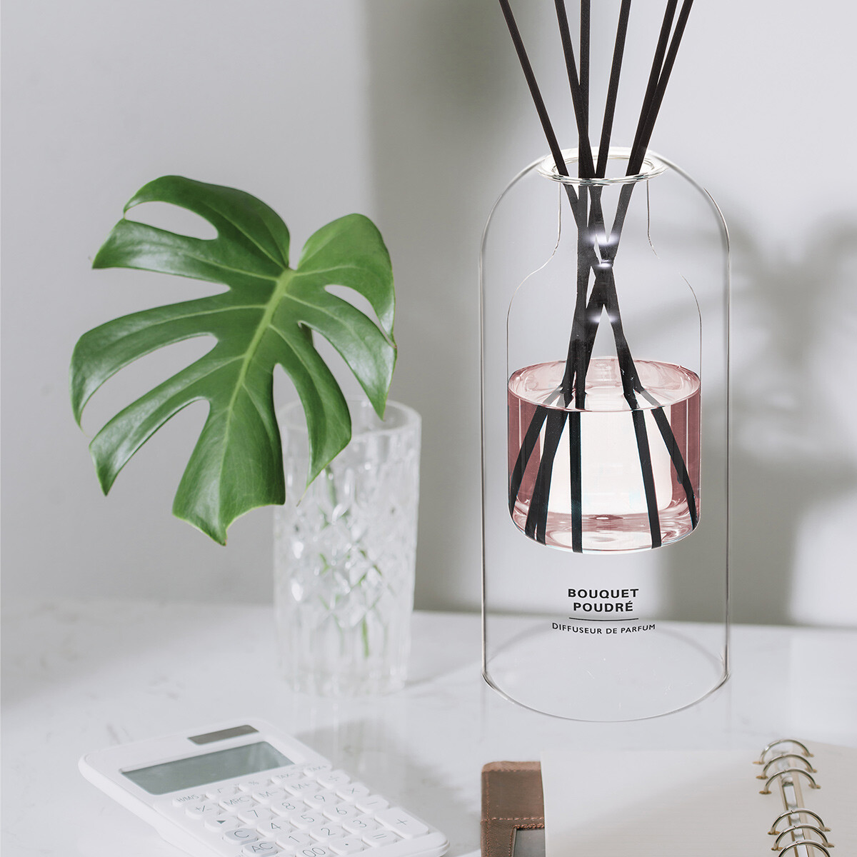 Fragrance diffuser "Ilan" Rose, jasmine, white musk, 500ml