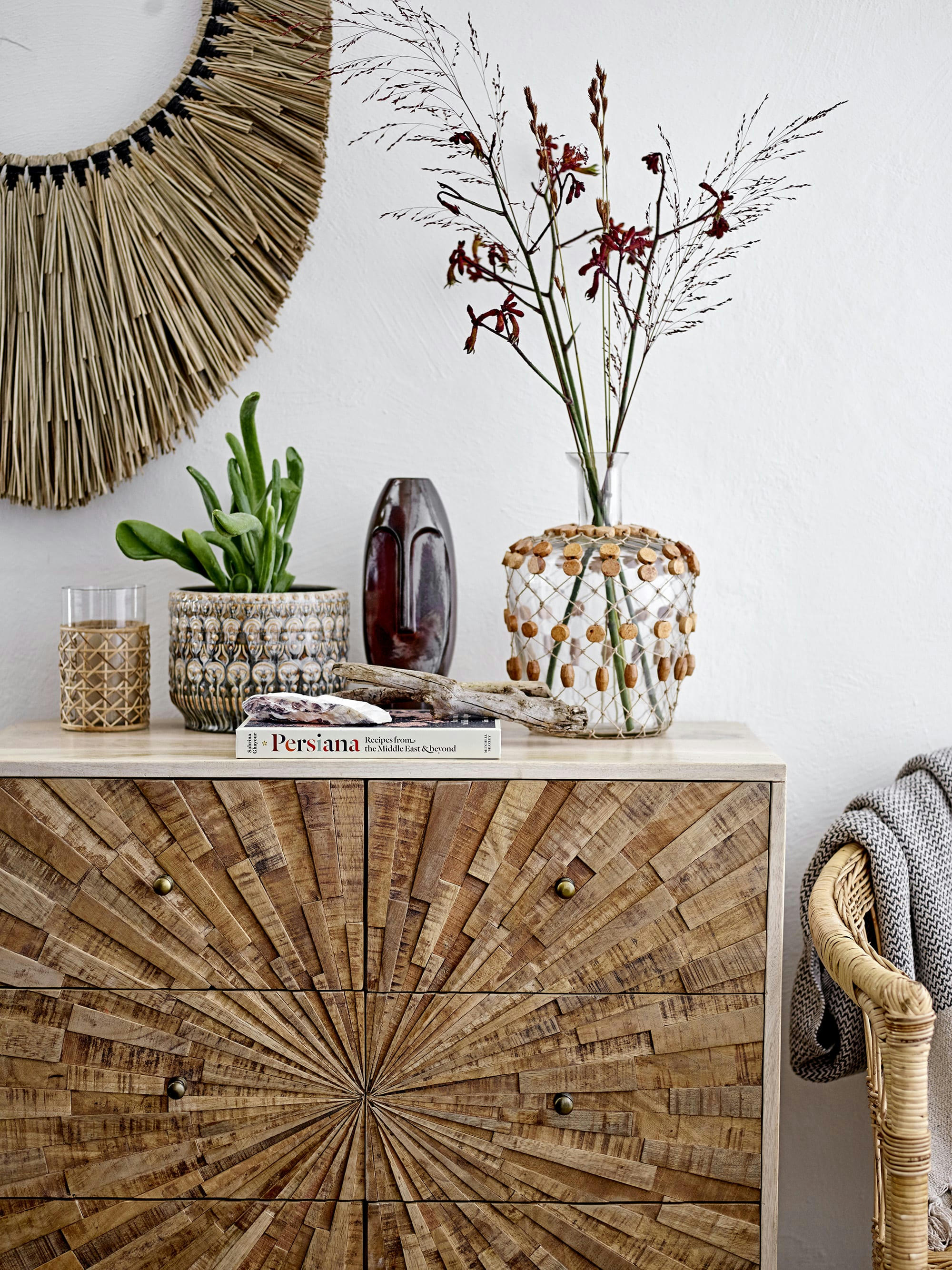 KANE - Vase transparent verre clair verre D20.5cm