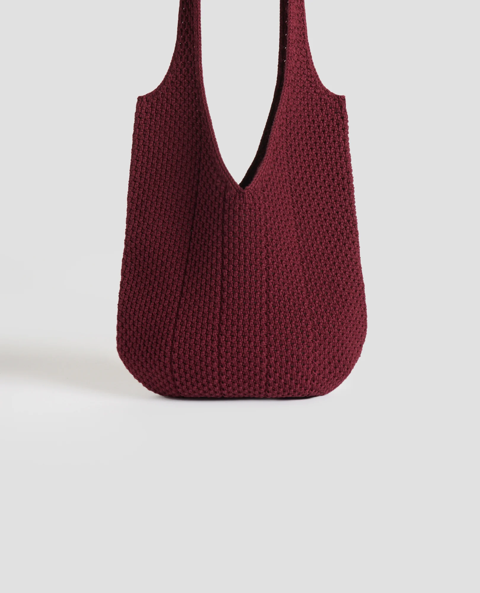 Sac bandoulière en coton crochet