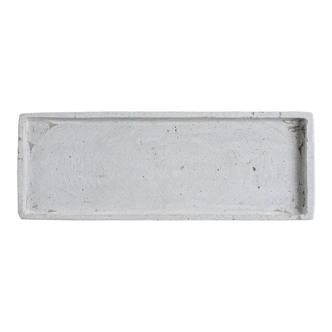 Deko-Tablett Grau,L 270 x B 100 x H 20 mm