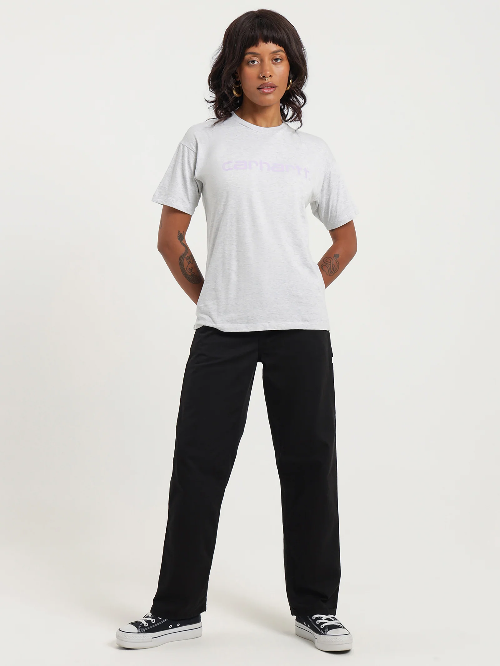W' SS Script T-Shirt