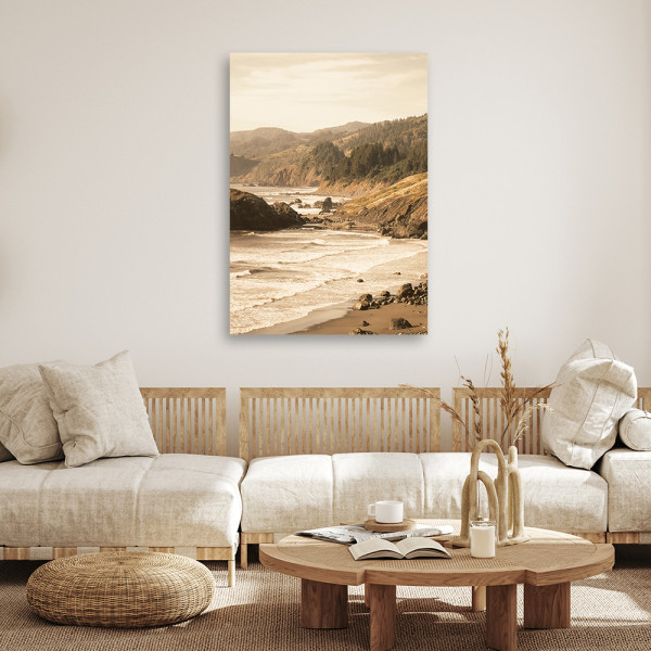 Feeby Obraz na płótnie, Las nad brzegiem morza 40x60