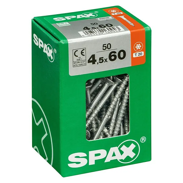 TRESKRUE SPAX TFT 4,5X60MM 50STK/PK