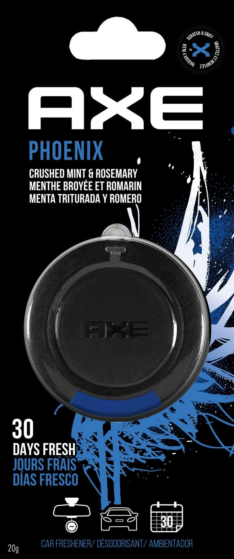 Axe Phoenix 3D Hanging Gel Car Air Freshener, 1-pk