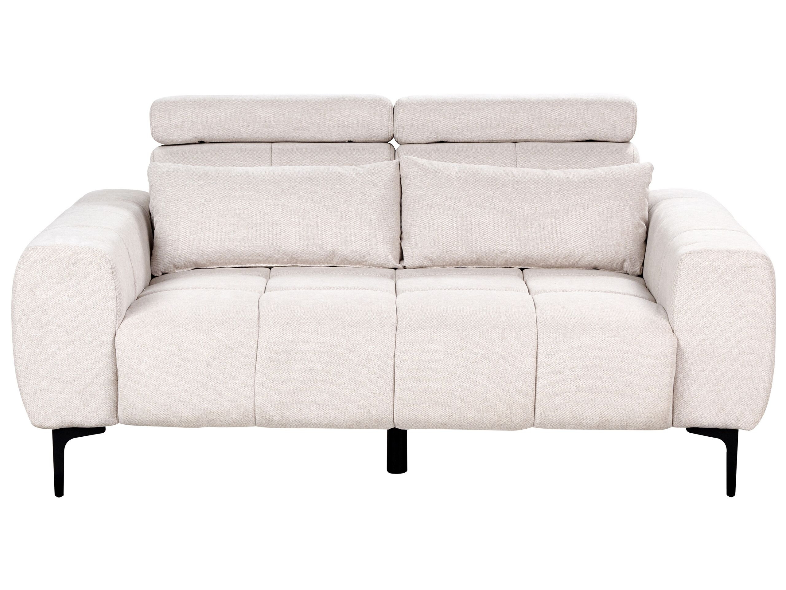 Sofa dwuosobowa tapicerowana beżowa