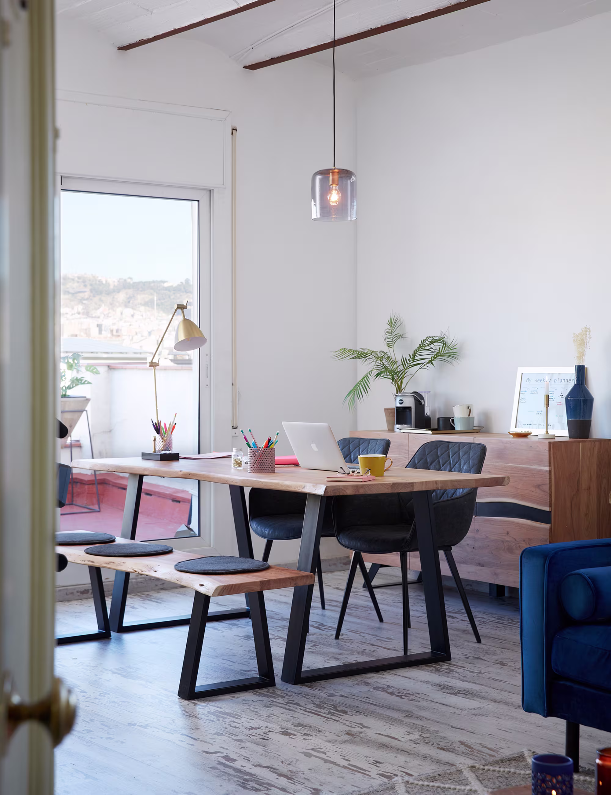 Cojín Silke gris oscuro