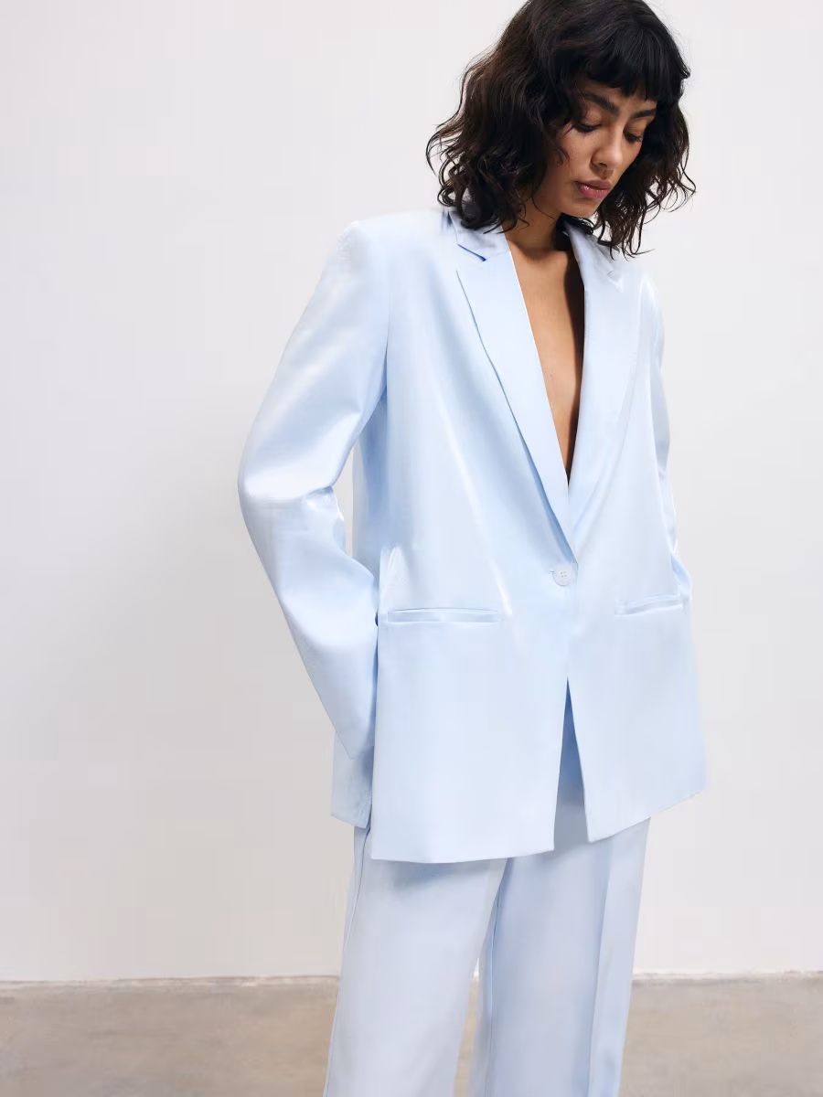 Blazer With Slits