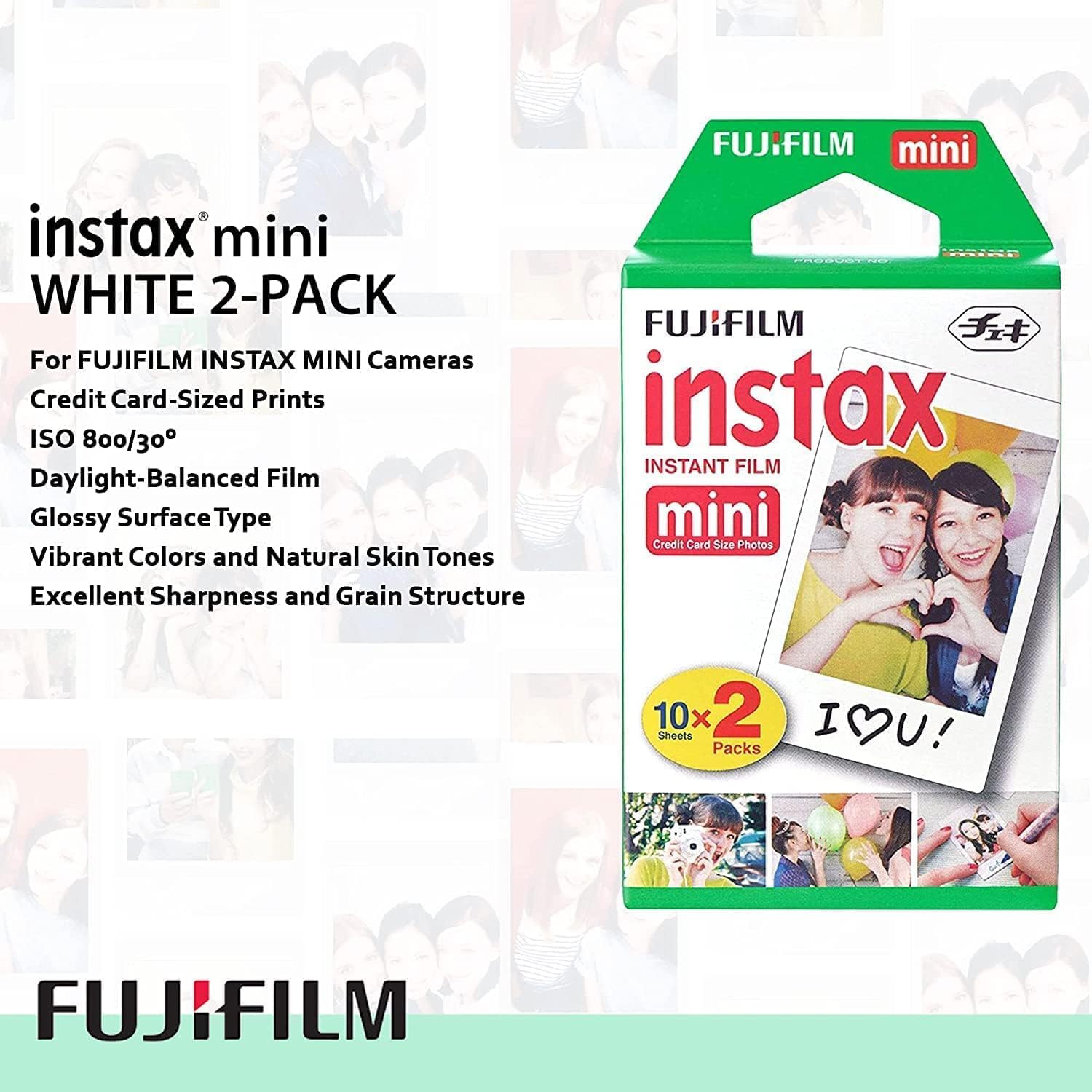 Fujifilm Instax Mini Link 3 Smartphone Printer Clay White + Fuji Film Value Pack (20 Sheets)+ Shutter Accessories Bundle  Incl. Protective Case  20 Sticker Frames  USB Type C Cable