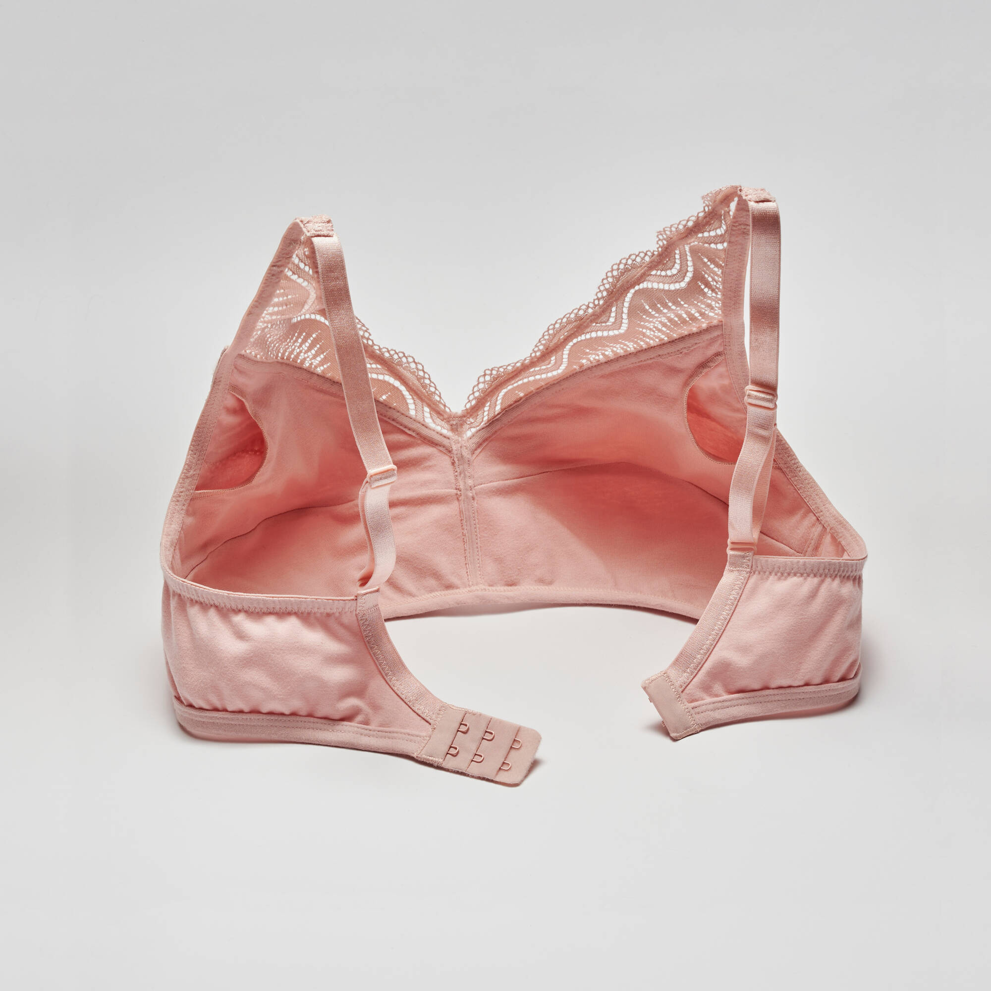 Soutien-gorge post-opératoire coton stretch forme foulard - sans armatures.