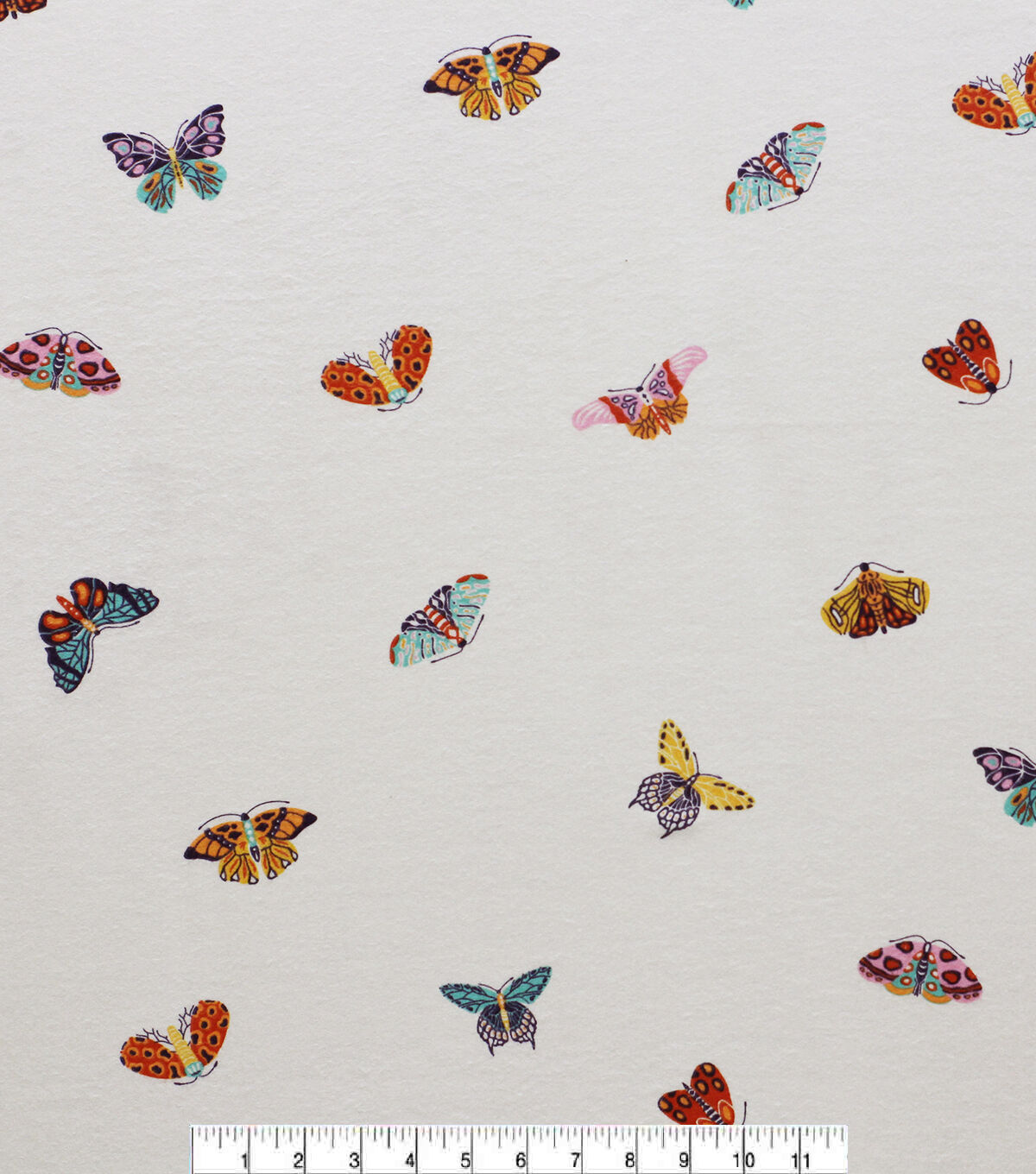 Butterflies Allover Super Snuggle Flannel Fabric