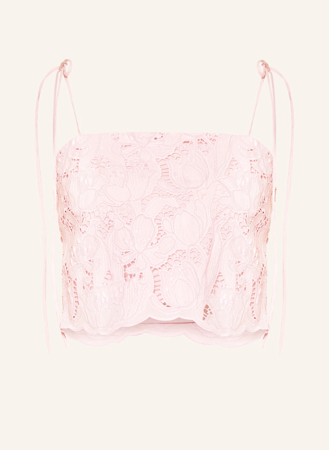 MRS & HUGS Cropped-Top aus Spitze