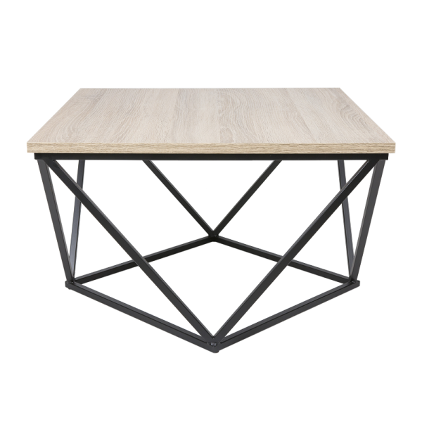 Stolik kawowy Curved 60 cm czarny ciemny