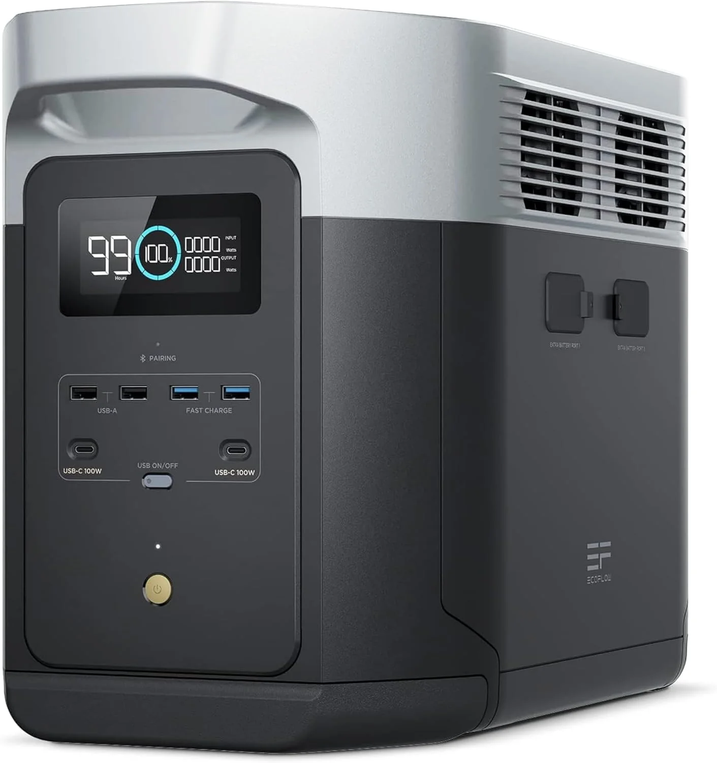 Portable Power Station Delta 2 Max  2400W Solar Generator(Delta 2 Max 2048Wh)