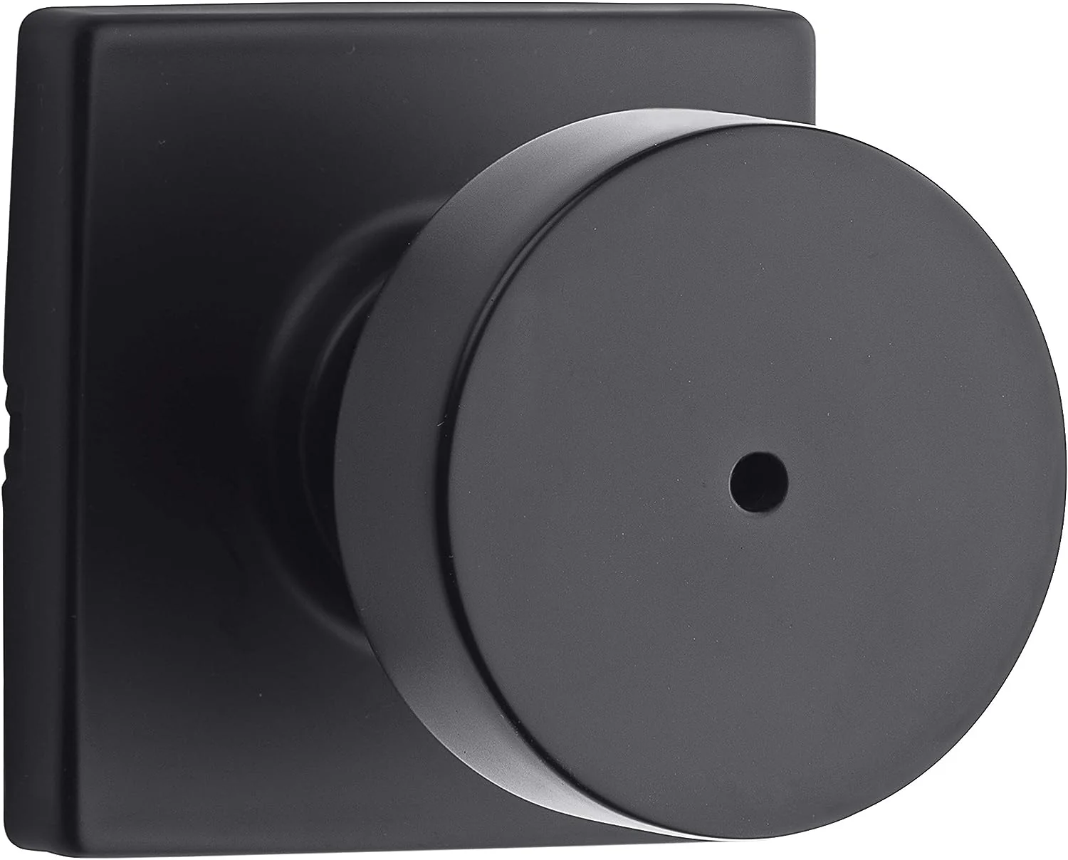Kwikset Pismo Privacy Locking Door Knob, Interior Handle with Keyless Lock