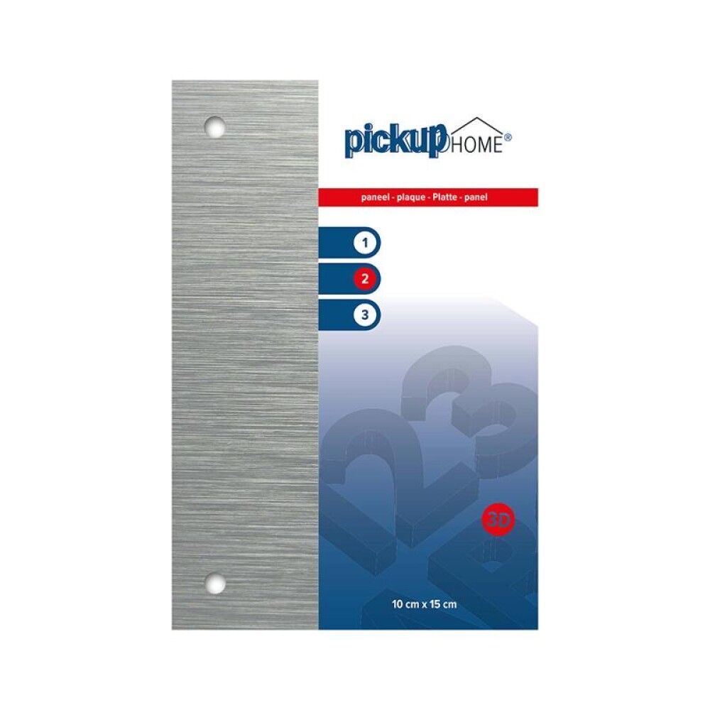 PANEL PICKUP 3D HOME RIO 10X15CM ALU SAND