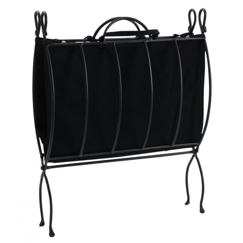 - Porte-bûches pliable en fer forgé