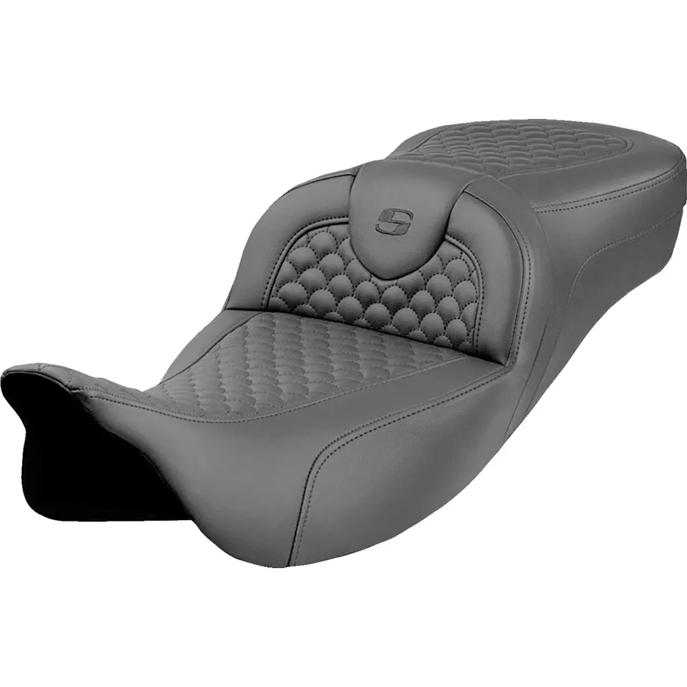 Saddlemen Roadsofa™ Harley Davidson FLH 1868 ABS 21/FLHFB 1868 ABS 23/FLHR 1584 08-11 808-07B-20900 motorcycle seat