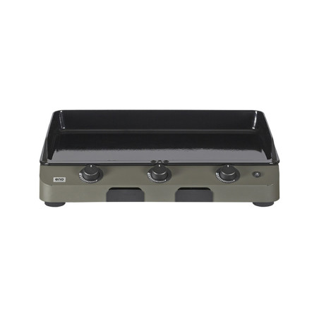 Pack plancha gaz Fusion 75 acier   chariot   capot - ENO