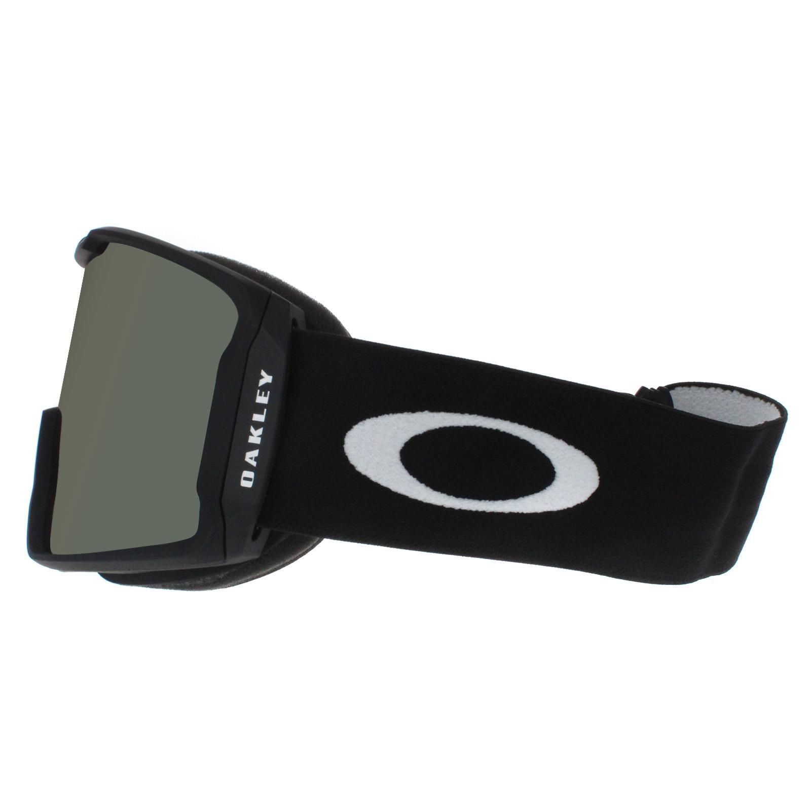 Oakley Line Miner L OO7070-C3 Matte Black Prizm Sage Gold Iridium Ski Goggles