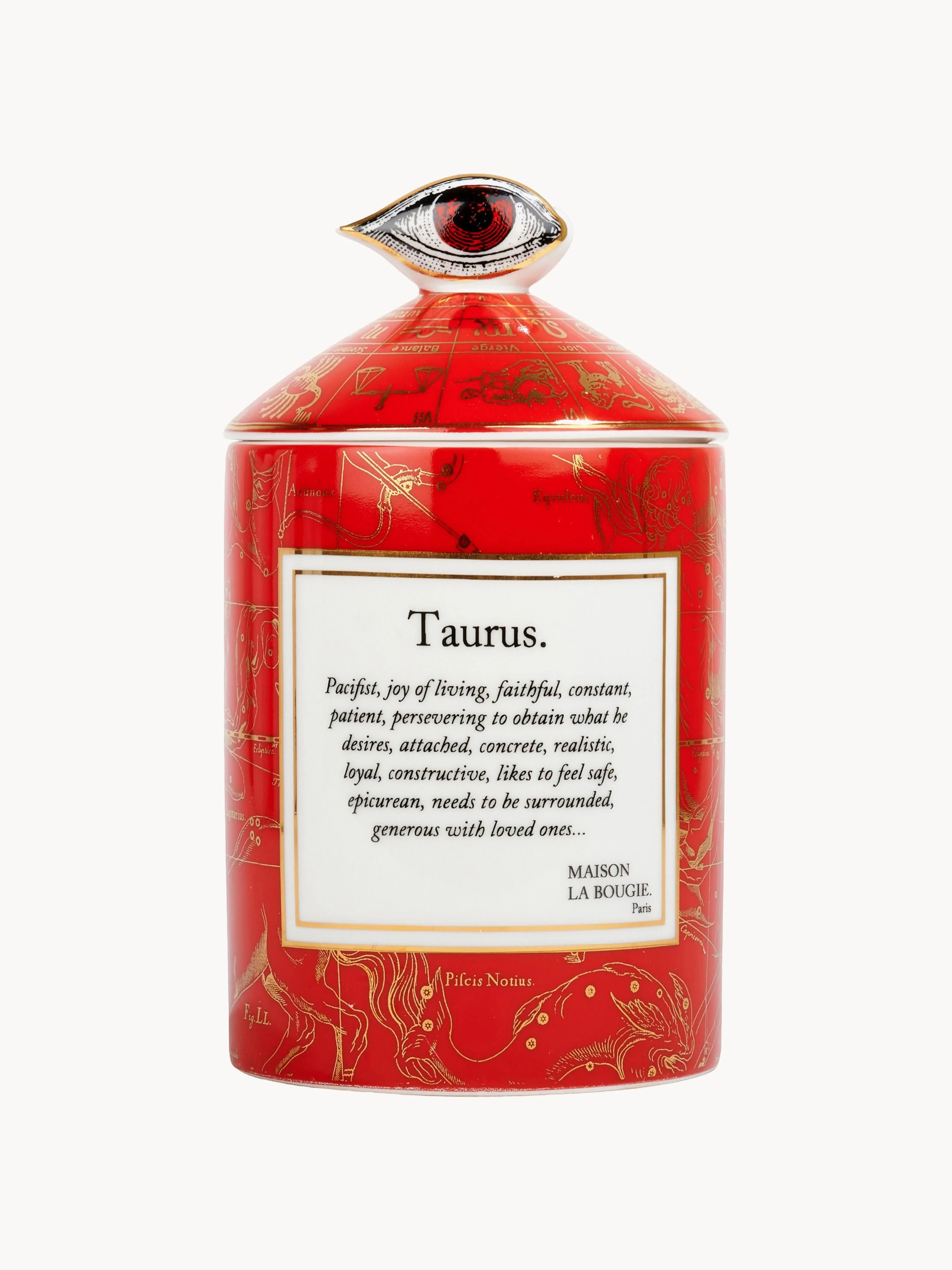 Handgefertigte Duftkerze Taurus (Mandarine, Sandelholz & Patschuli)