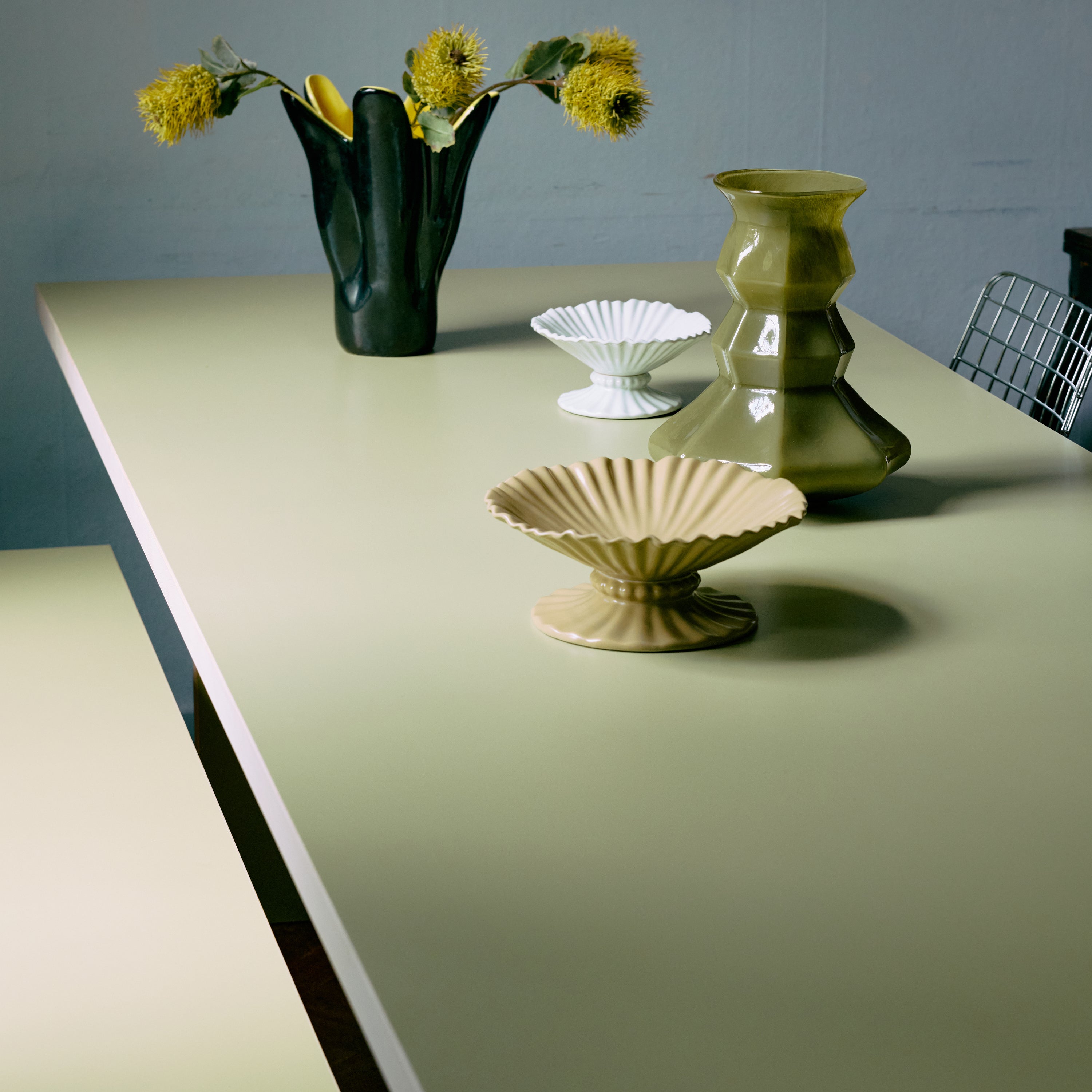 HKliving Dining Table Eettafel - 280 x 100 cm - Pistachio