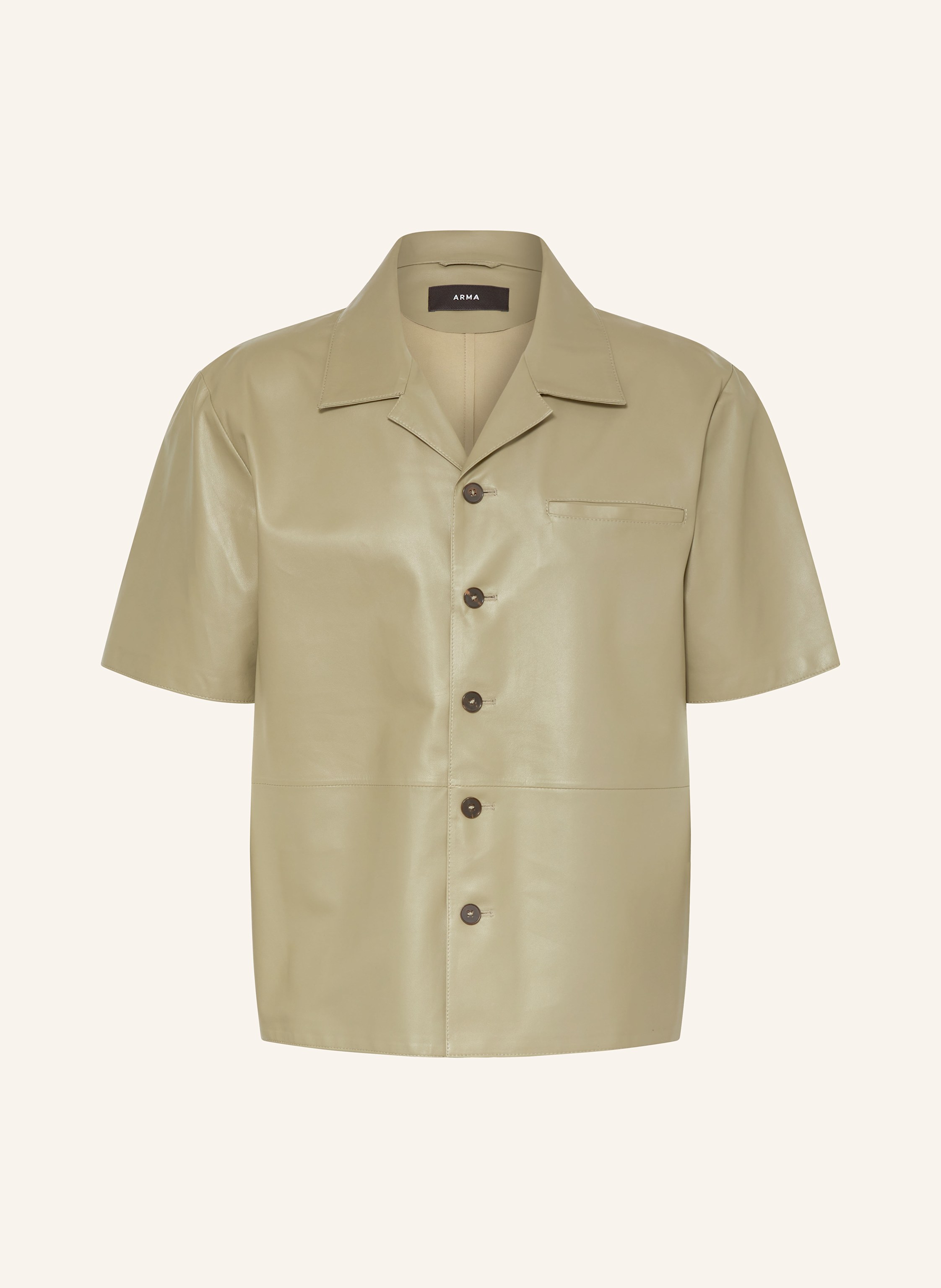 ARMA Resorthemd CAVE Comfort Fit aus Leder