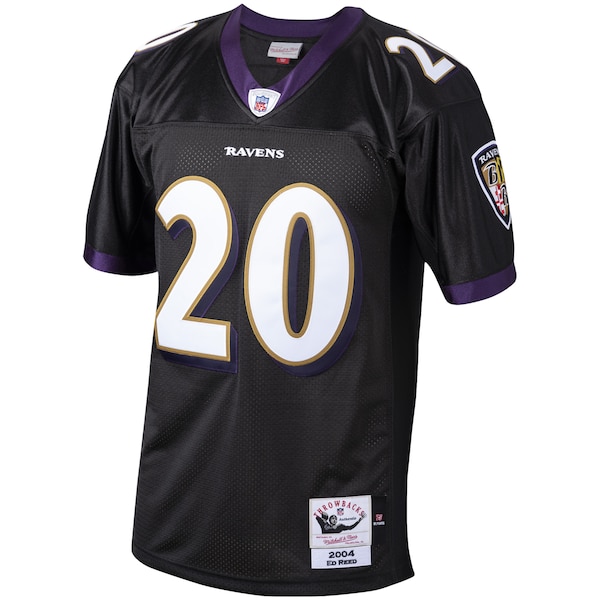 Ed Reed Baltimore Ravens 2004 Authentic Throwback Retired Player Jersey - Black