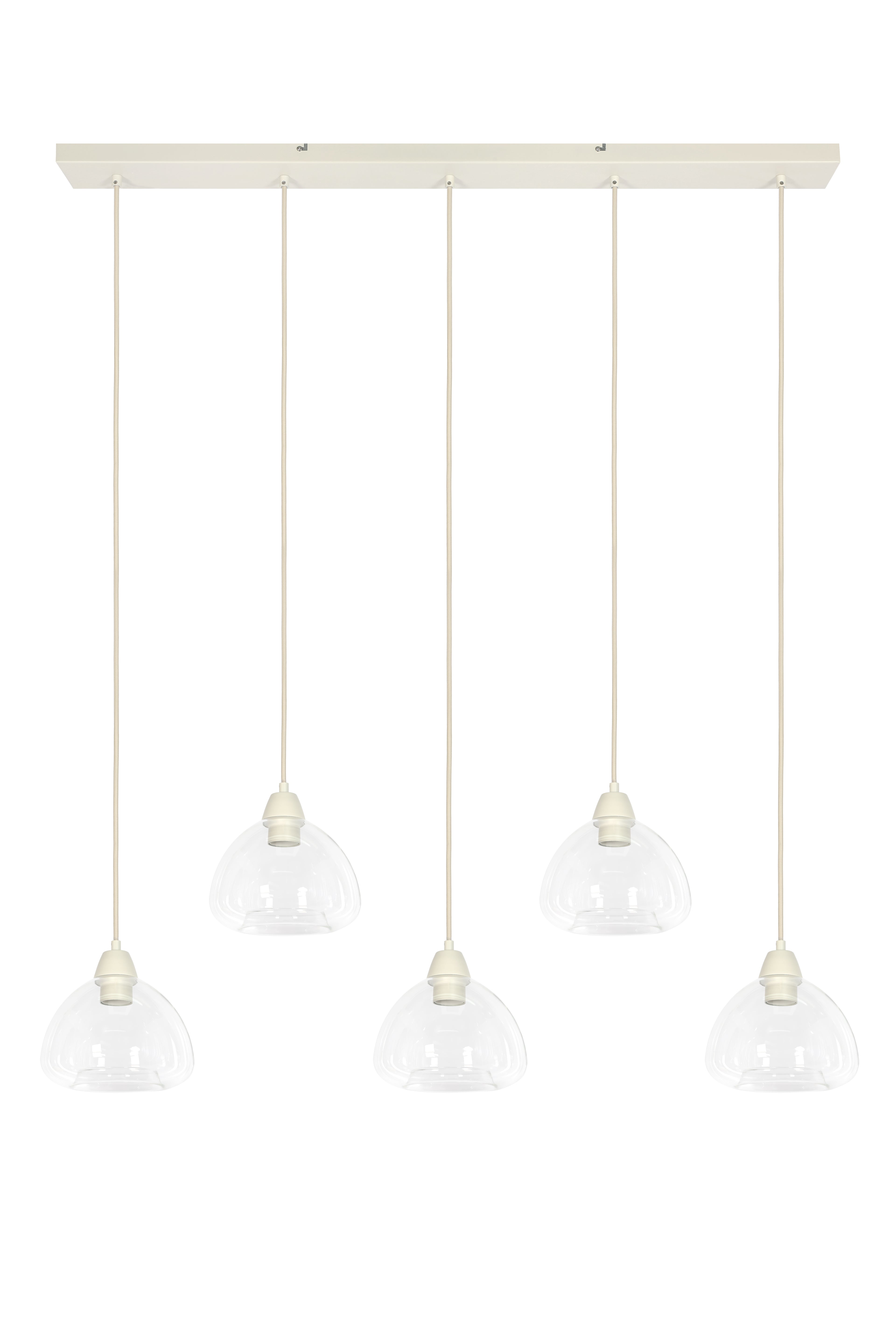 Light & Living hanglamp BISHO - wit - 104x19x14cm