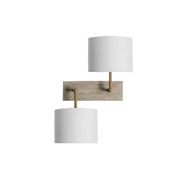 NATURE - Applique murale en bois blanc