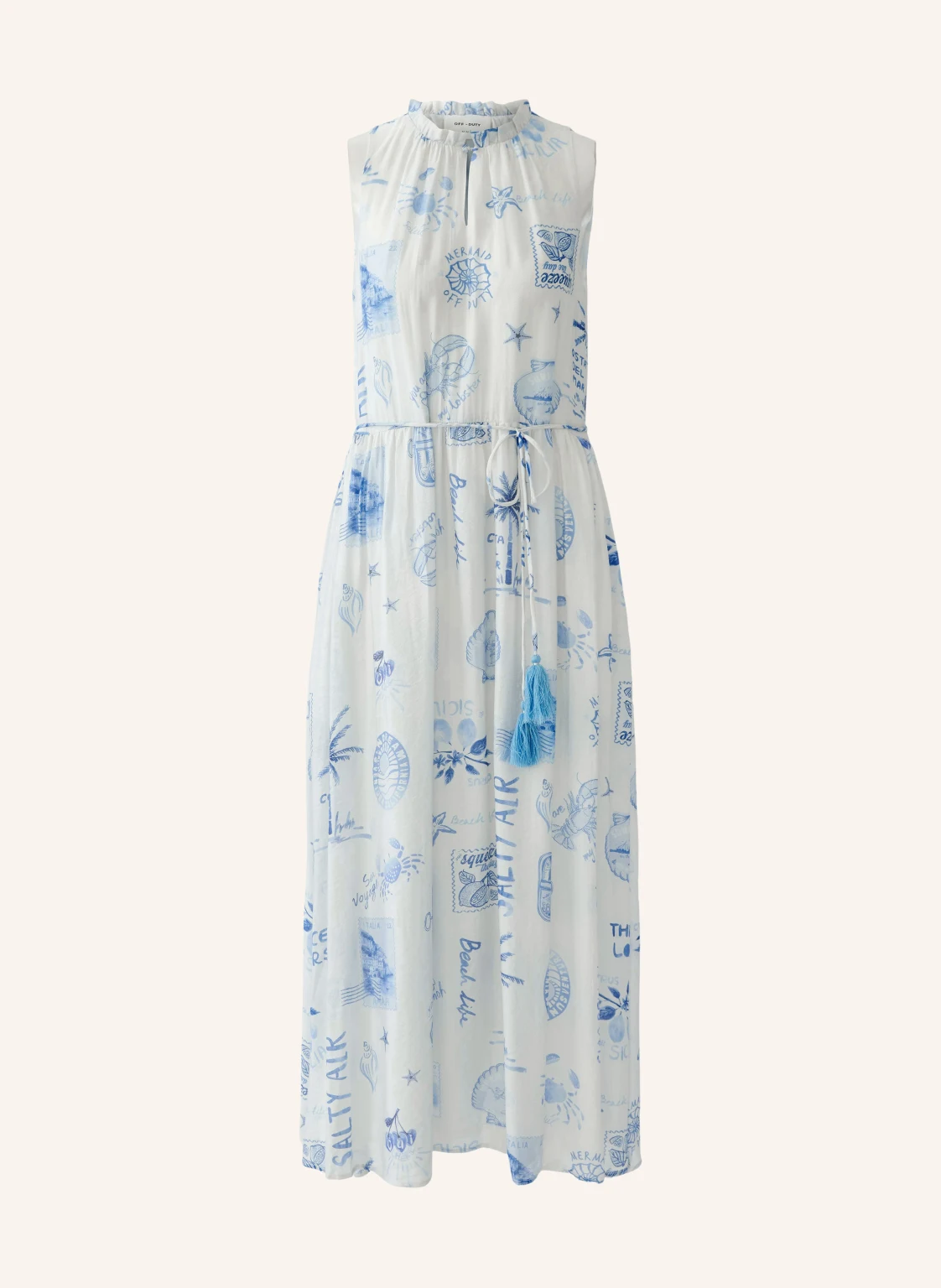 Oui Kleid mit Rüschen