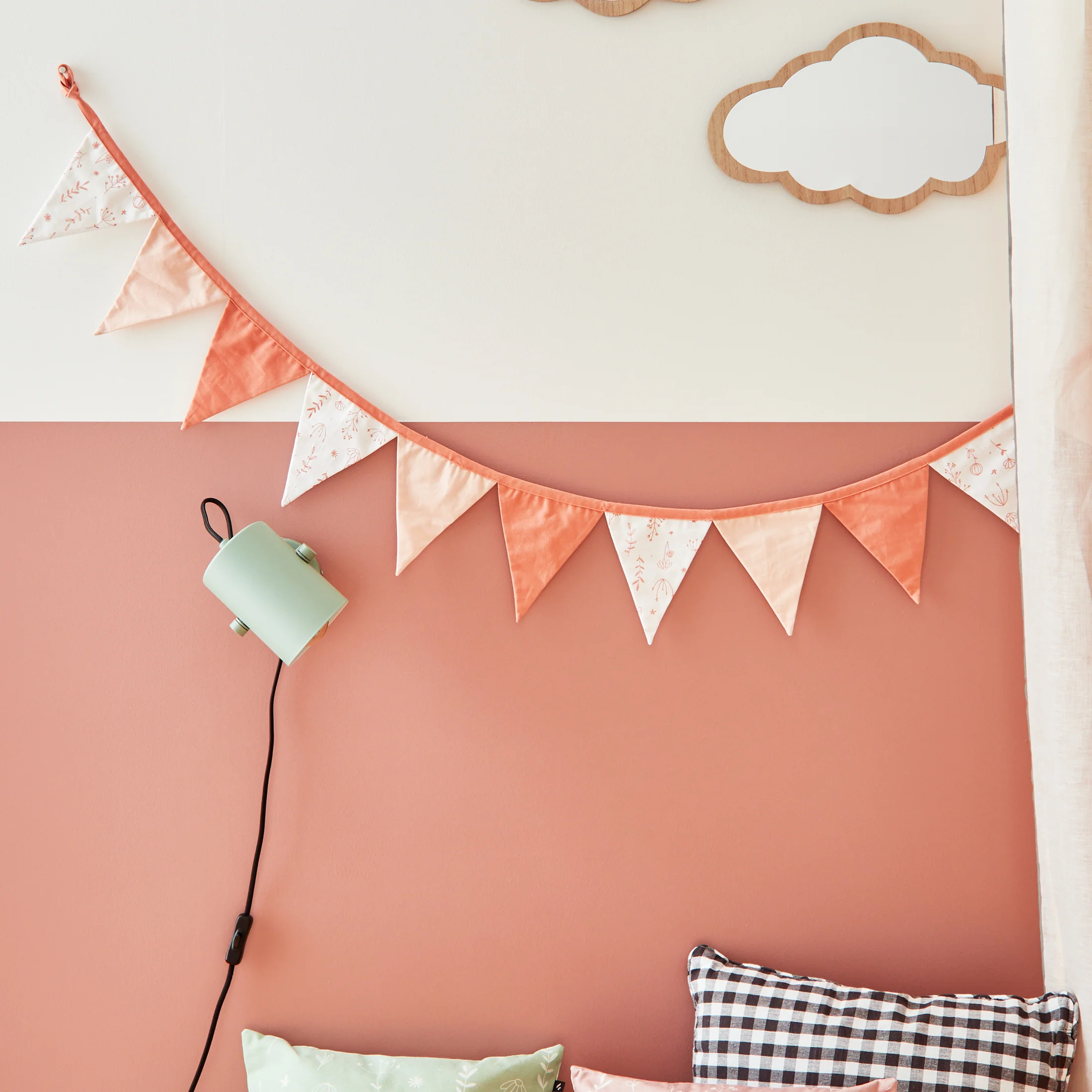 4MURS Fanion DOUCE CAMPAGNE coloris terracotta