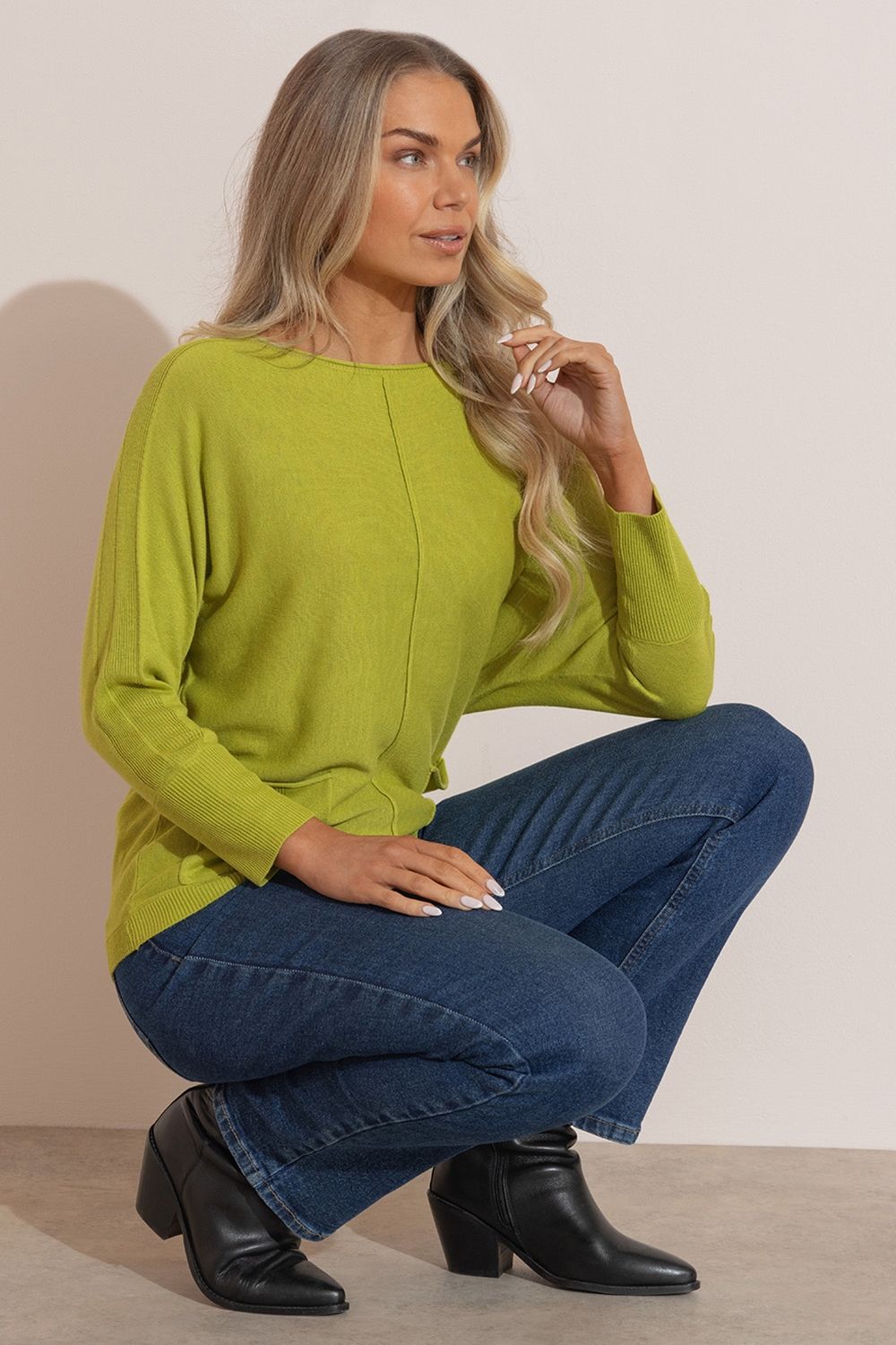 Klass. Batwing Knitted Jumper