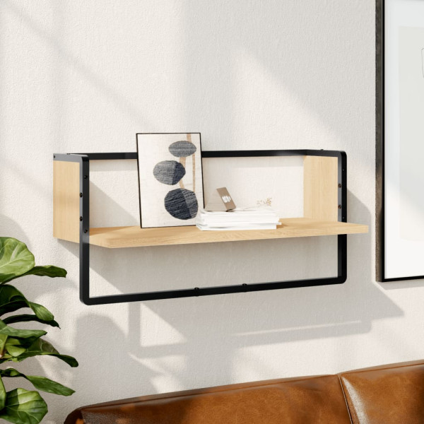 VidaXL Półka ścienna z drążkiem 65x25x30 cm