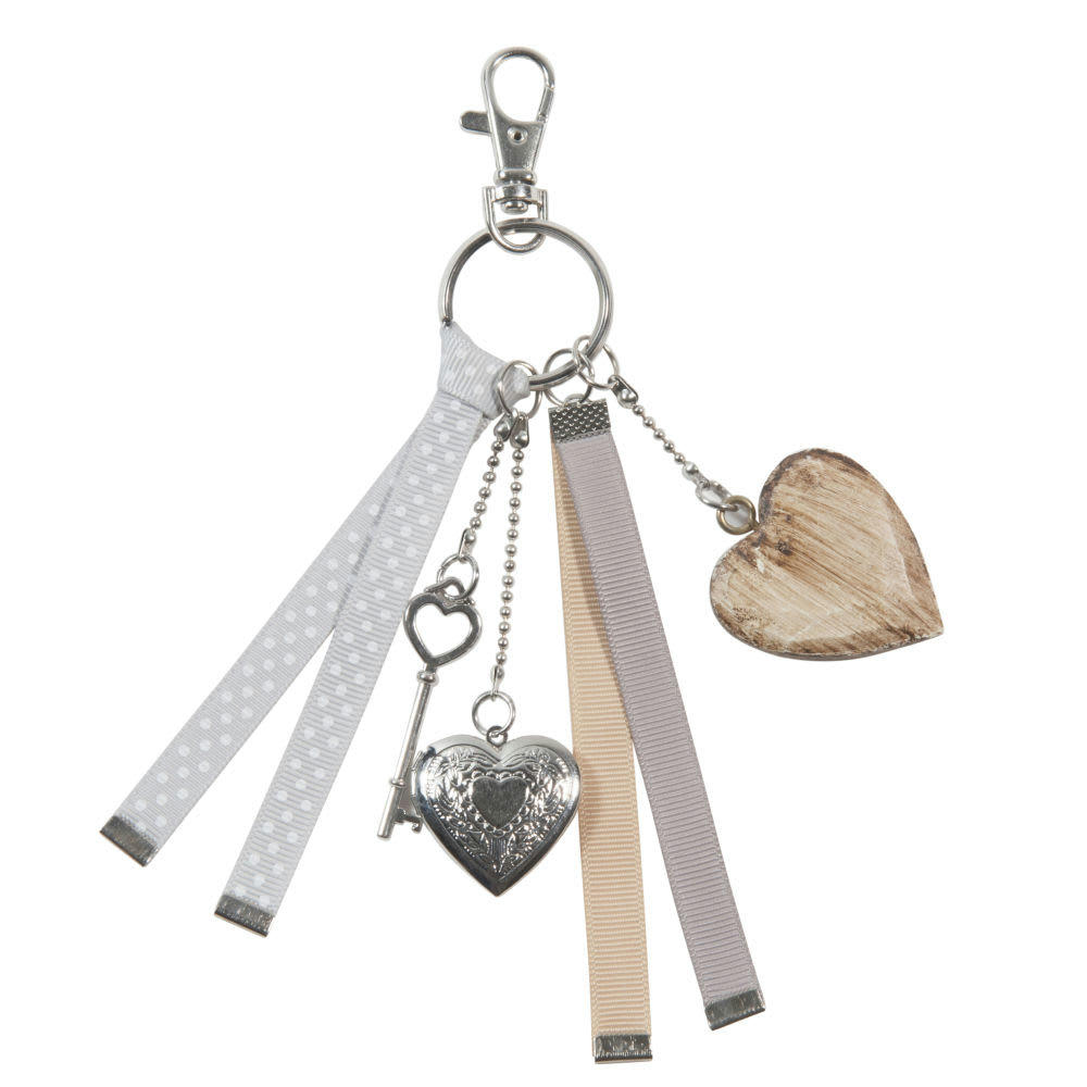 Hortense - Porte-clés gris HORTENSE