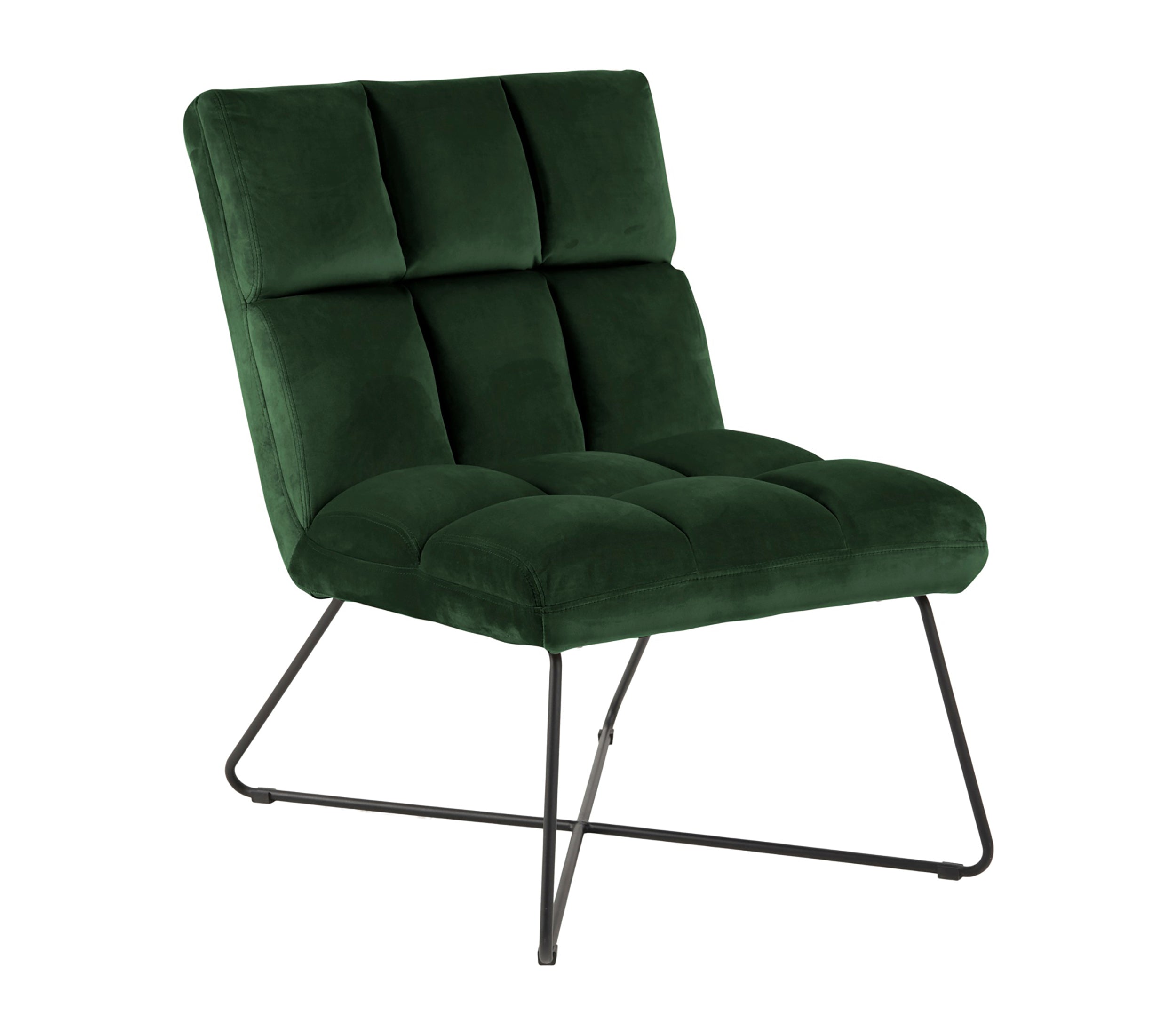 Rebellenclub Fauteuil Zaragoza - Groen met zwarte poten