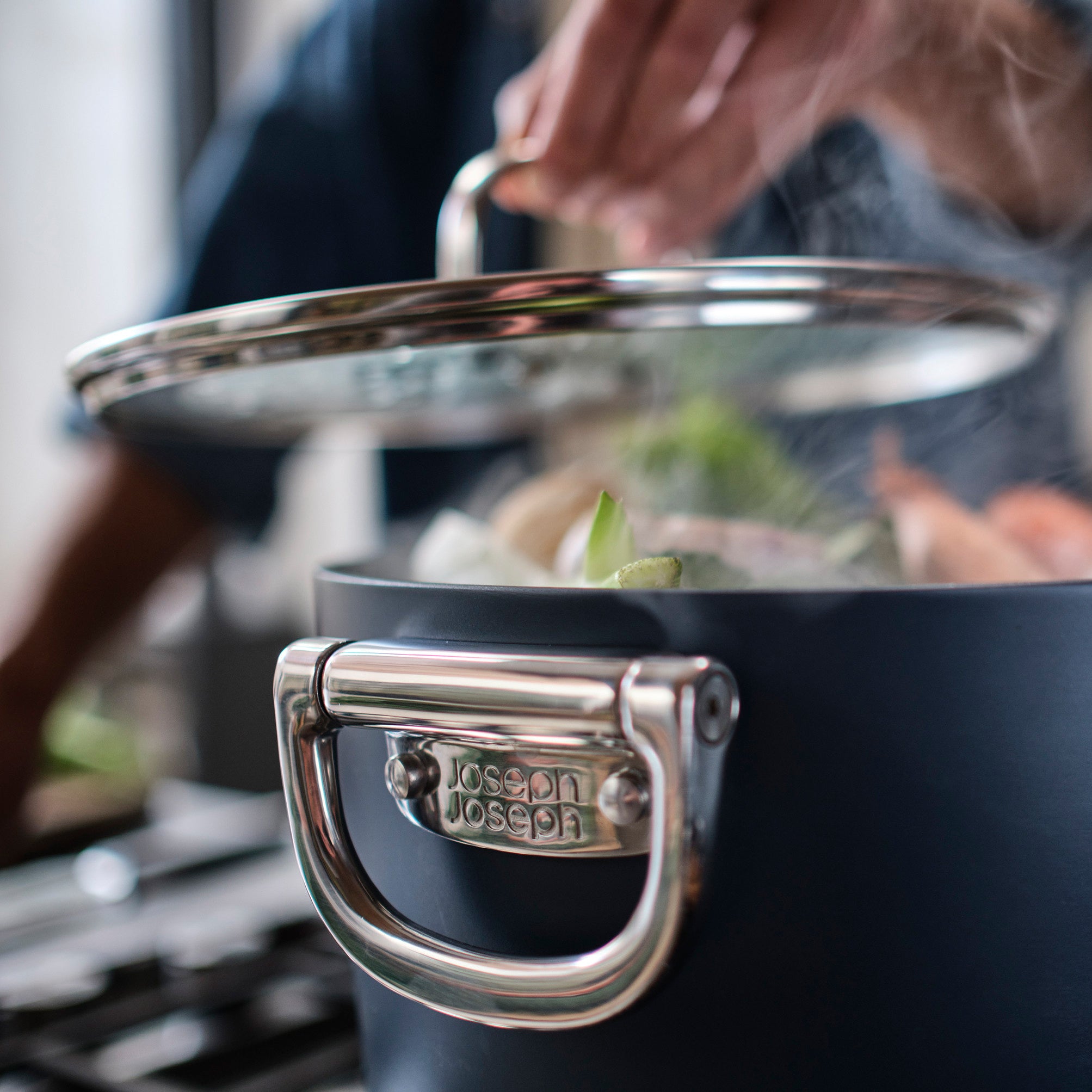 Joseph Joseph Space Soeppan met Deksel - Ø 25 cm