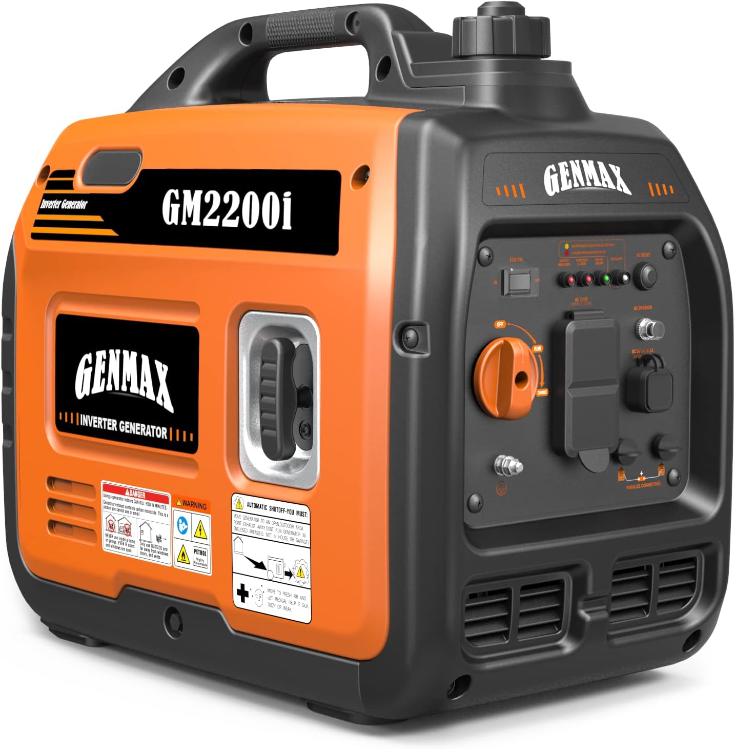 GENMAX Generator，EPA Compliant  Eco-Mode Feature  Ultra Lightweight for Backup Home Use & Camping