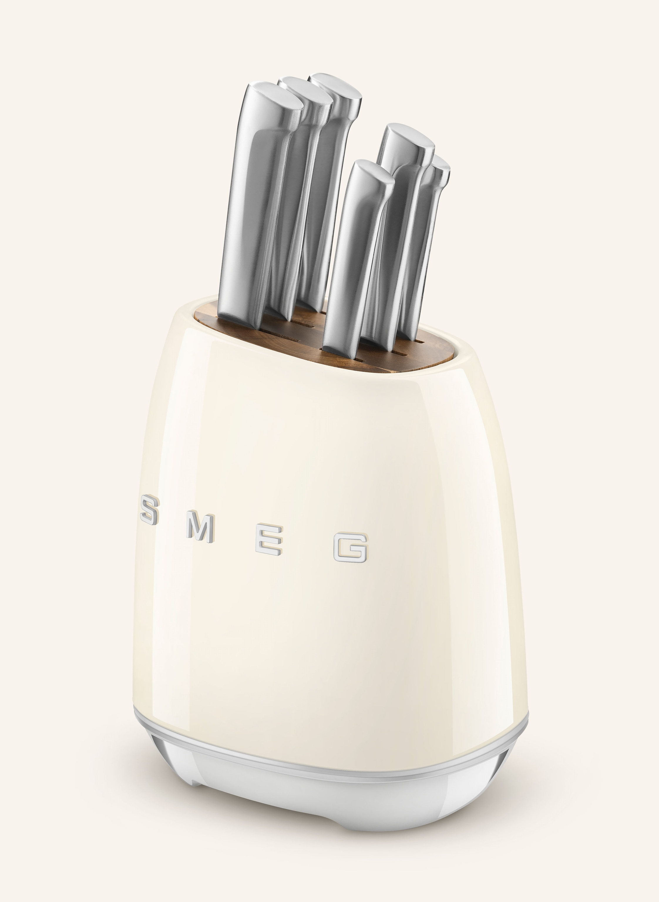 SMEG 7-tlg. Messerblock KBSF02