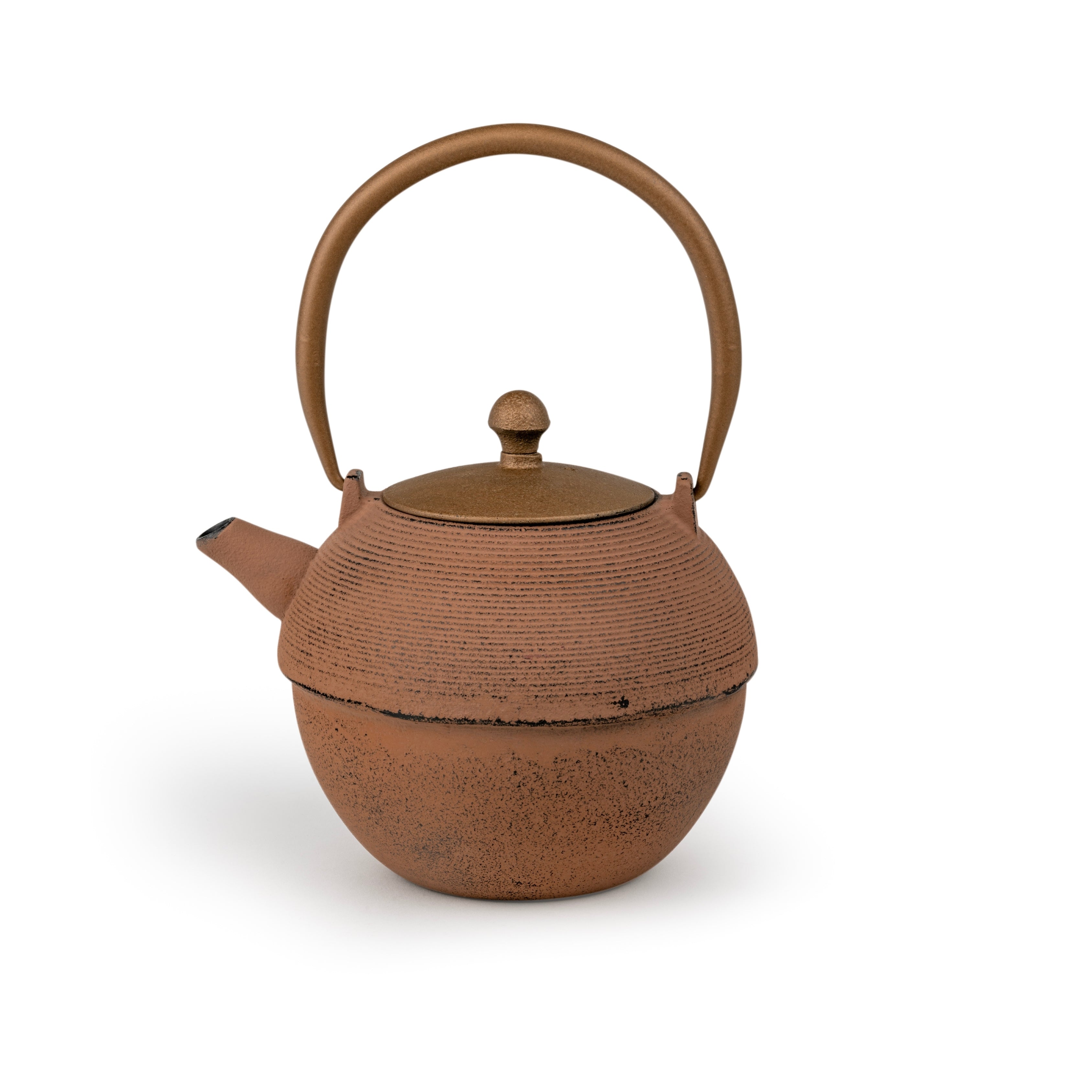 Bredemeijer - Gietijzeren theepot Sakura - 1,2 liter - Kastanjebruin - Met filter