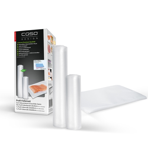 Profi-Folienset 1, 50 Folienbeutel, 2 Folienrollen, 150 µm