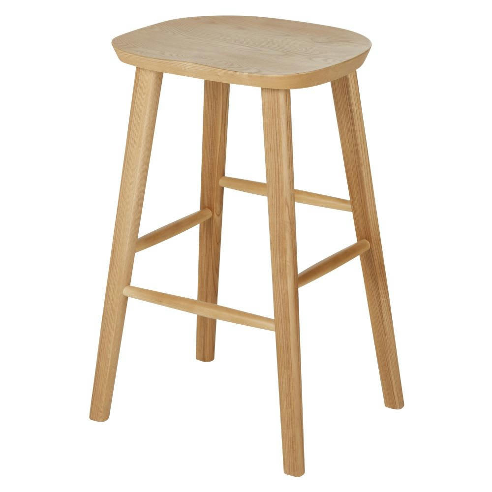 Mangrove - Chaise pour îlot central en bois de chêne H65