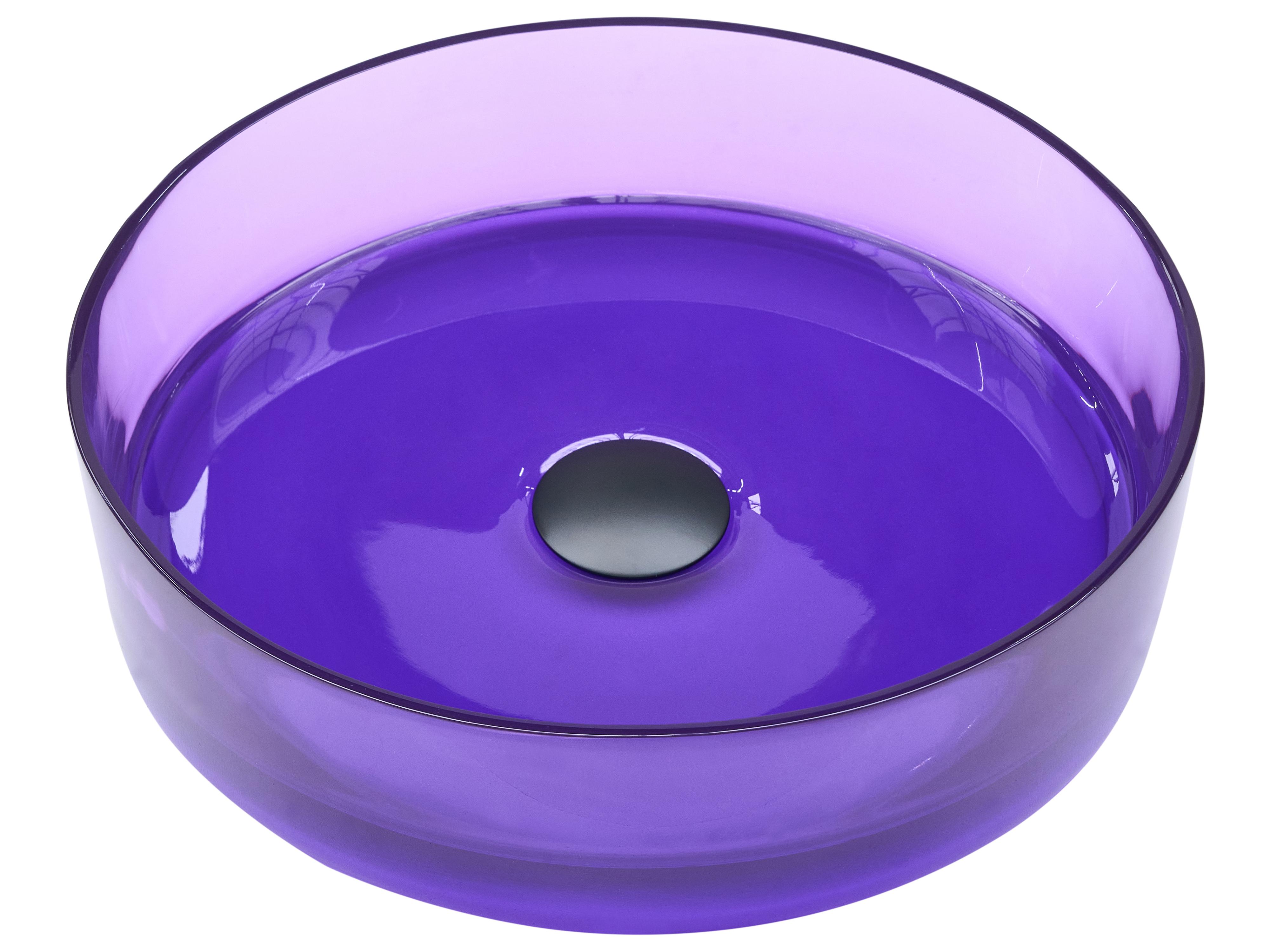 Countertop Basin TOLOSA ? 360 mm Solid Surface Purple