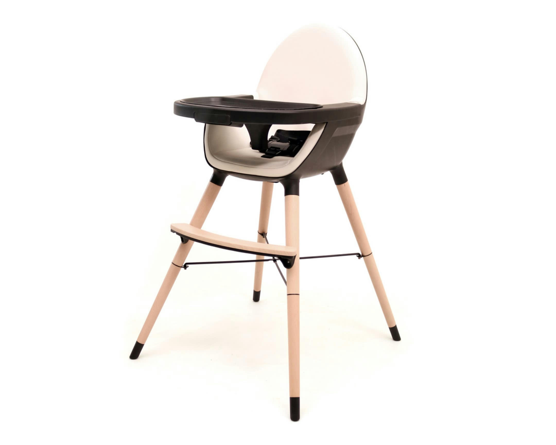 ESSENTIEL - Chaise haute noir et sable