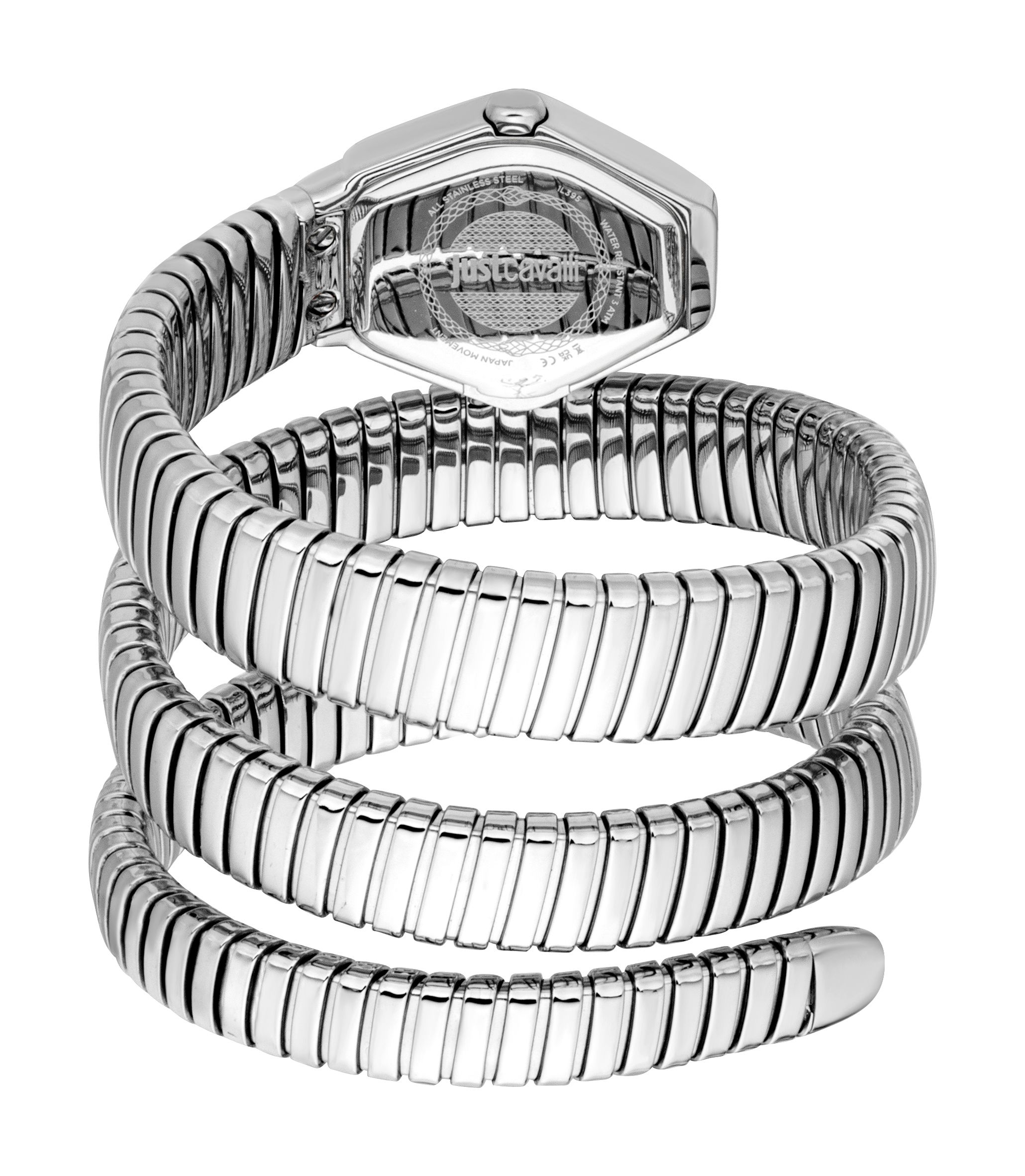 Just Cavalli Women's Snake 316L Stainless Steel Watch